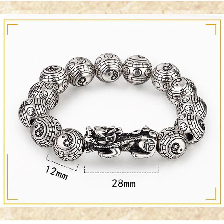 Pulsera de riqueza tibetana FengShui PiXiu con Buddha Stones