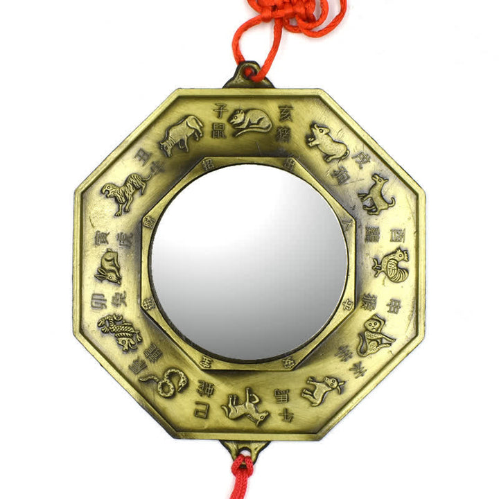 Mapa Feng Shui Bagua Monedas de los Cinco Emperadores Mapa Energético de Armonía Anudada China