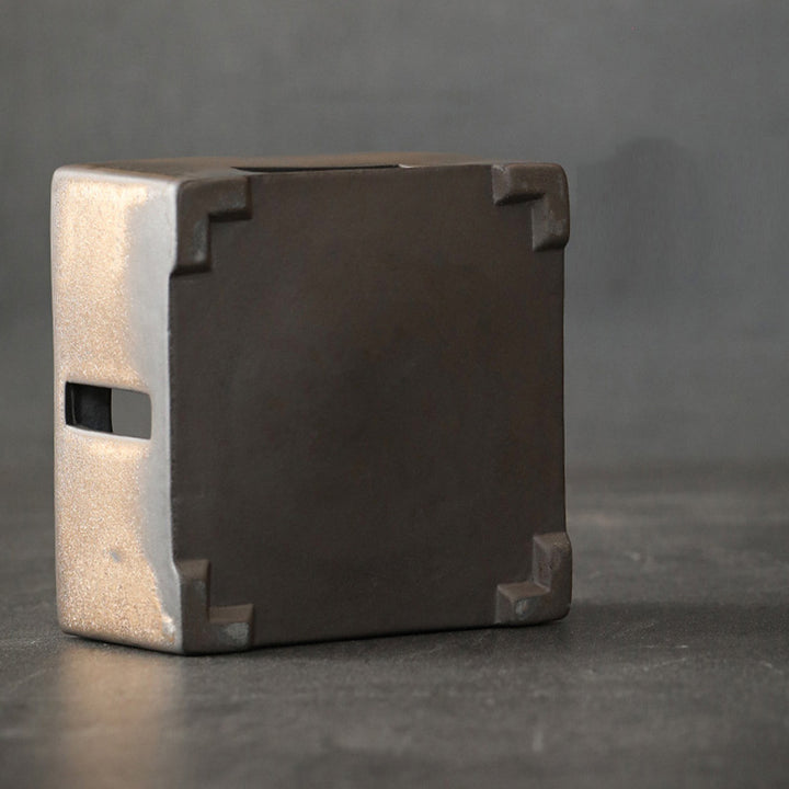 Tetera de kungfú de cerámica de té chino Gongfu marrón Retro de Buddha Stones 700ml con Base