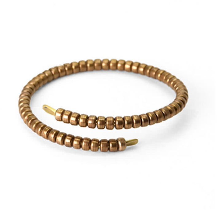 Pulsera ajustable con equilibrio de cobre y diseño vintage de Buddha Stones - image 10