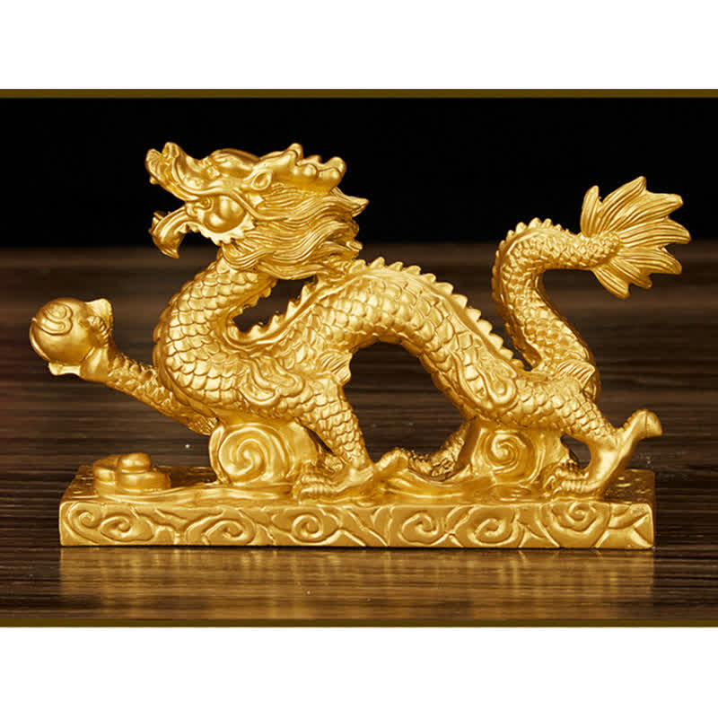 Buddha Stones Feng Shui Dragón Auspicioso Nube Riqueza Suerte Decoración - image 8