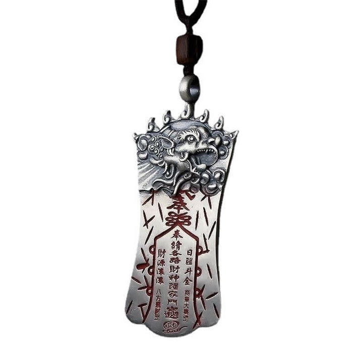 Colgante de collar de equilibrio de cinabrio FengShui Bagua PiXiu - image 8