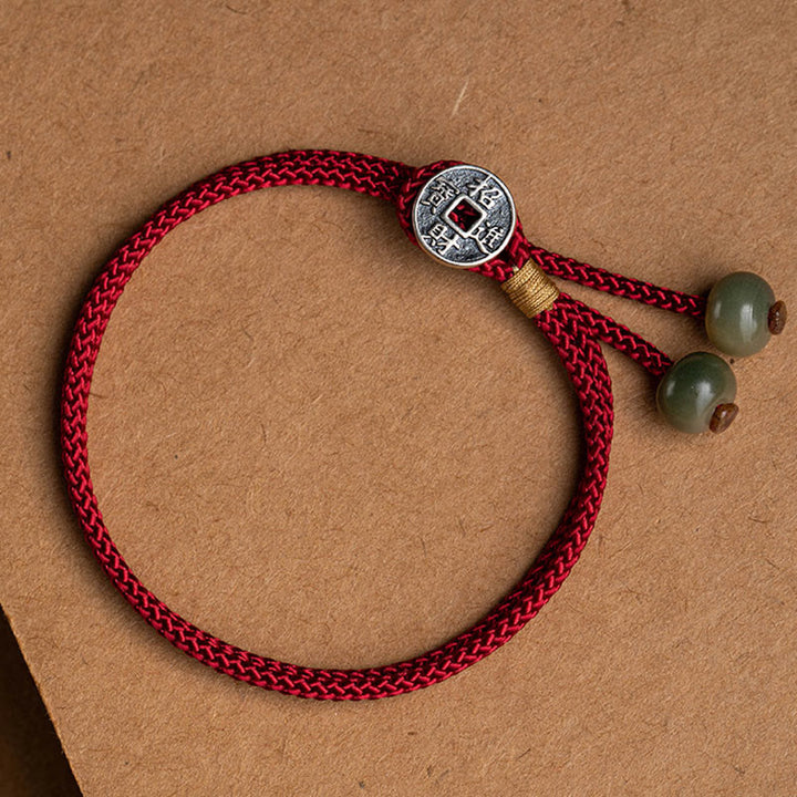 Pulsera de hilo rojo trenzado con Buddha Stones , Plata de Ley 925, hecha a mano, zodíaco chino, Buda natal, cian, Bodhi, protección de semillas - image 13