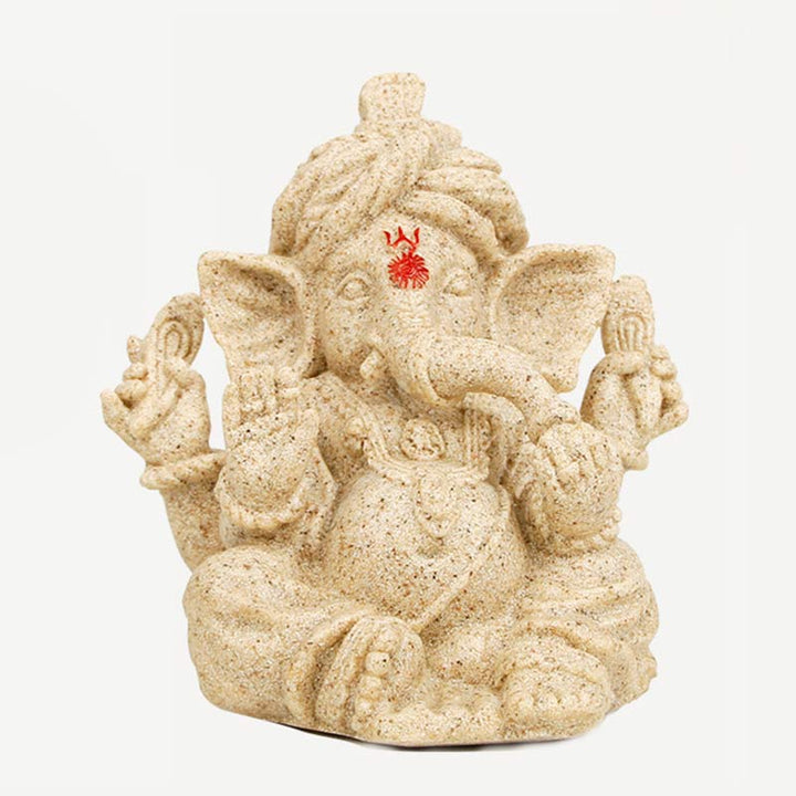 Estatua de elefante Ganesh Ganpati, transformación, decoración del hogar