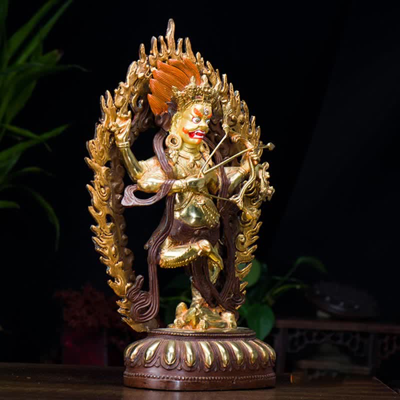 Figura de Buda Kurukulla, estatua de cobre de serenidad, decoración del hogar - image 1