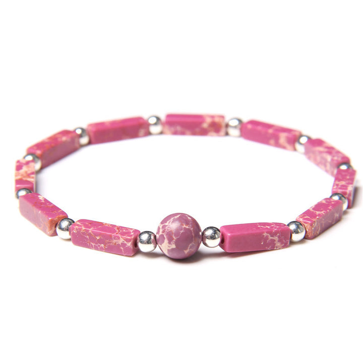 Pulsera de equilibrio espiritual con Buddha Stones, cristal natural, amatista, ojo de tigre