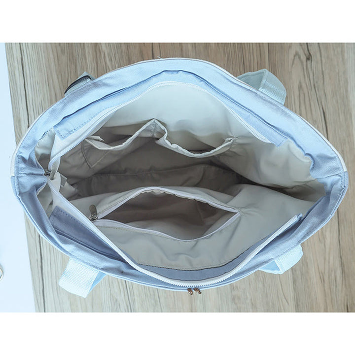 Bolso de hombro de gran capacidad con bordado de bambú, flor de pera, ciruelo, flor de melocotón, bolso de mano