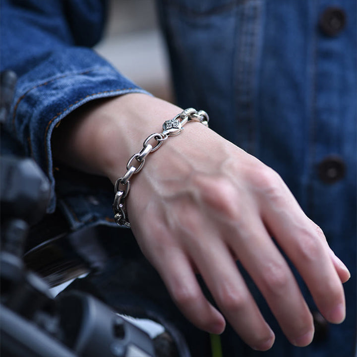 Pulsera de sabiduría grabada en cobre con Buddha Stones Om Mani Padme Hum doble Dorje - image 16