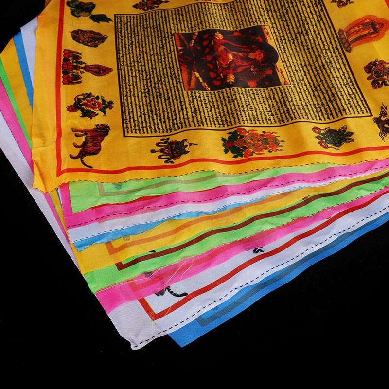 Bendición tibetana al aire libre 10 piezas bandera de oración