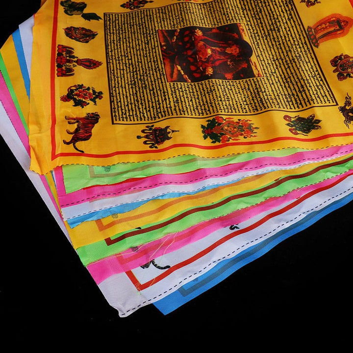 Bendición tibetana al aire libre 10 piezas bandera de oración