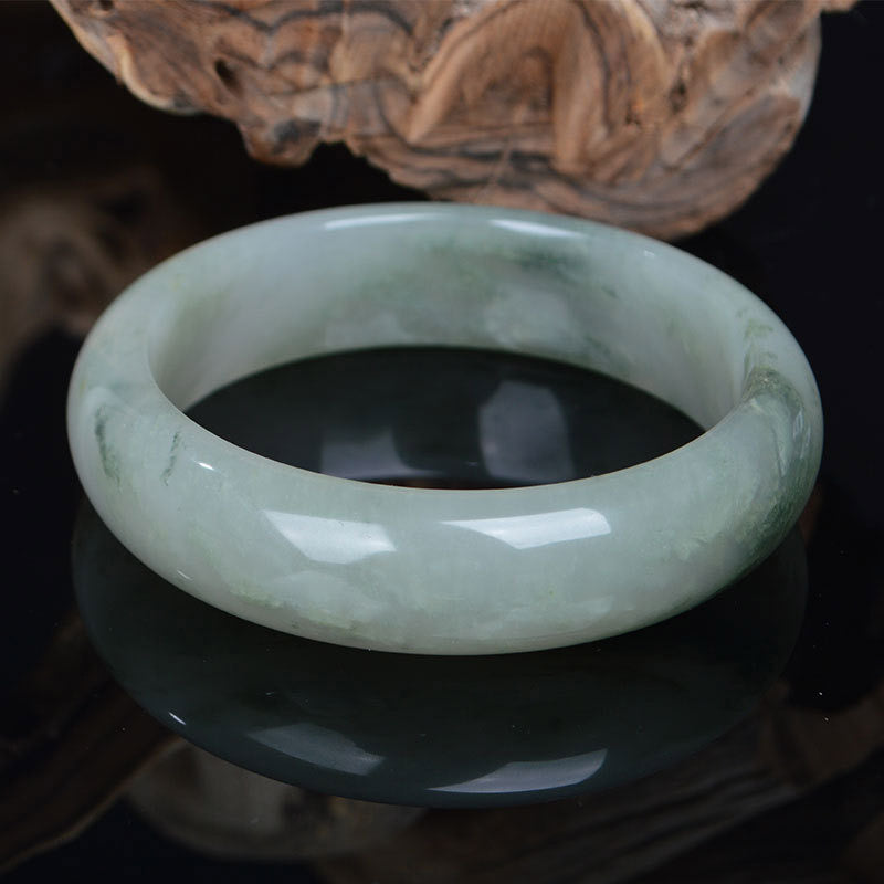 Brazalete curativo de la suerte de jade natural