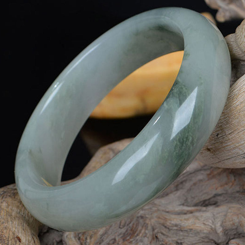 Brazalete curativo de la suerte de jade natural
