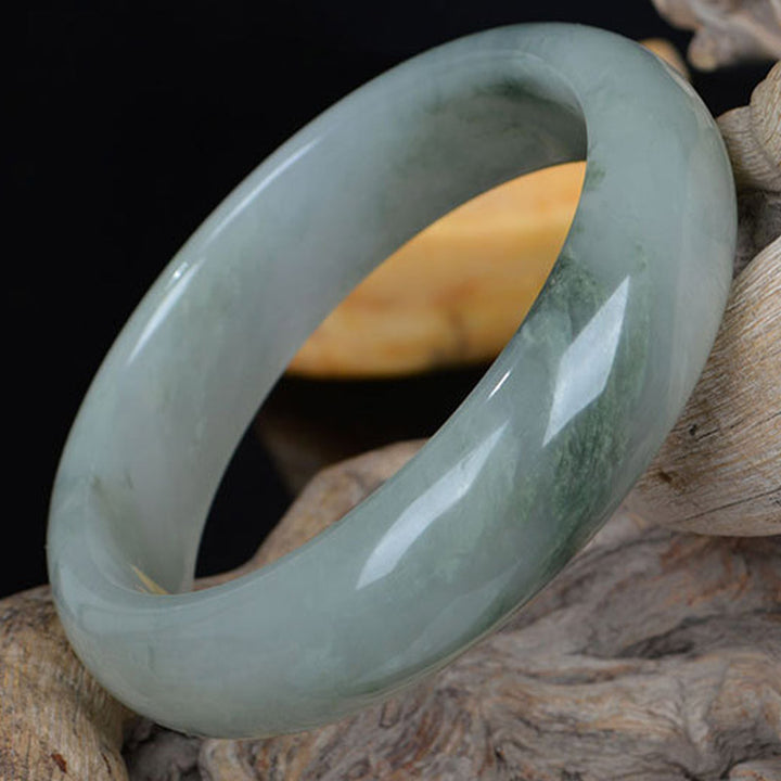 Brazalete curativo de la suerte de jade natural