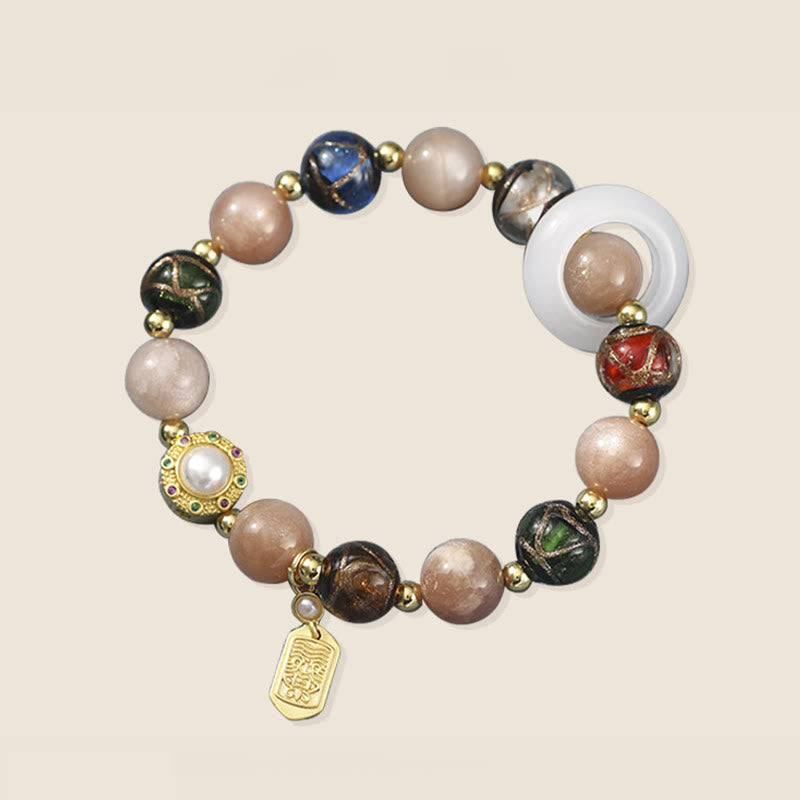 Buddha Stones, incienso tibetano, ceniza de cristal Liuli, piedra Tridacna, piedra solar, Om Mani Padme Hum, pulsera con dije de rueda de oración