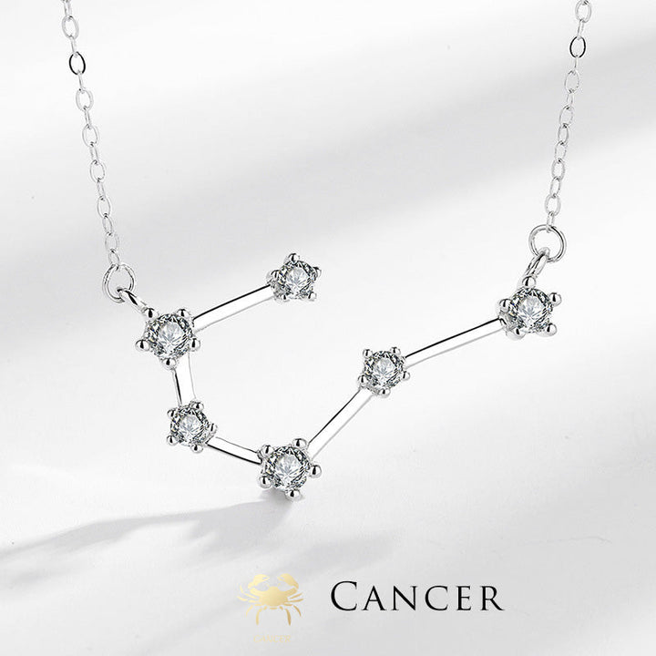 Colgante de plata de ley 925 con Buddha Stones , 12 constelaciones del zodíaco, astrología, bendición - Cáncer - image 22
