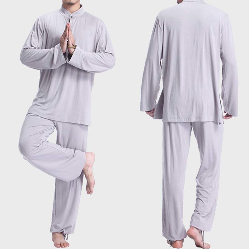 Conjunto de ropa para hombre, Buddha Stones , meditación, oración, Zen espiritual, Tai Chi, práctica de Yoga - image 2