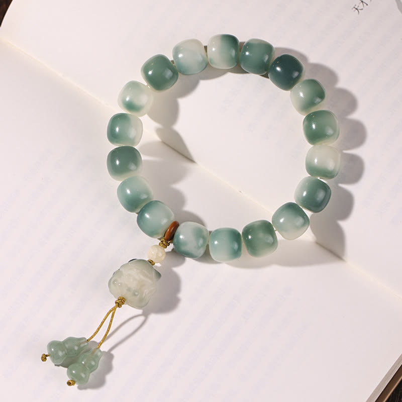 Pulsera de la paz con Buddha Stones, semillas de Bodhi, zorro de nueve colas, garra de gato, piña y garra - image 6