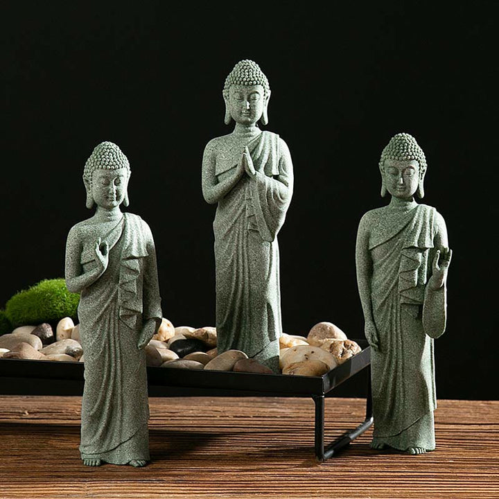 Estatua tibetana de meditación, contemplación, Buda, serenidad, compasión, decoración - image 17