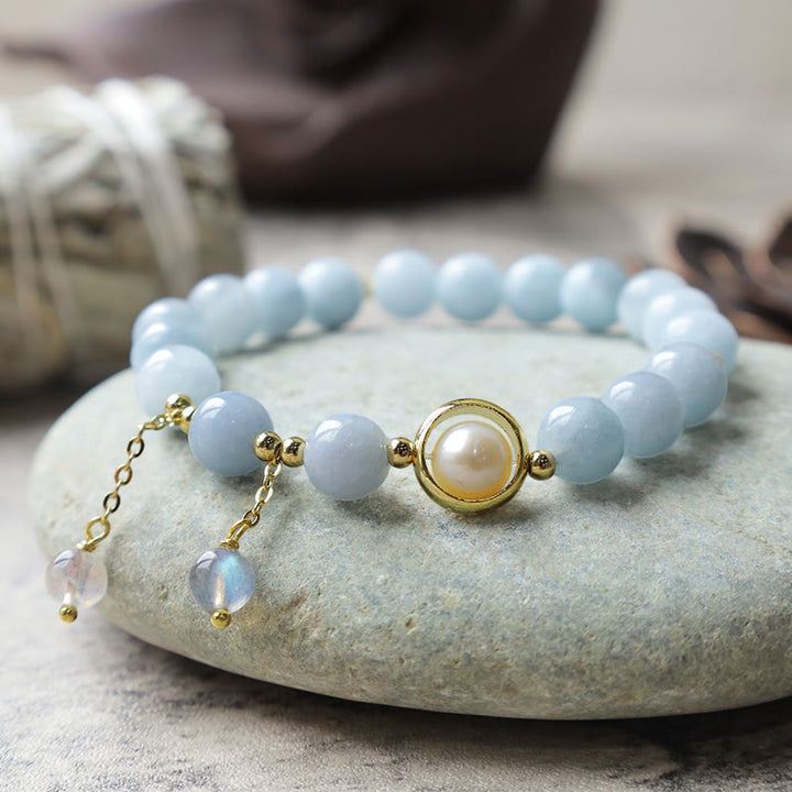 Pulsera con dijes de cuentas de Buddha Stones