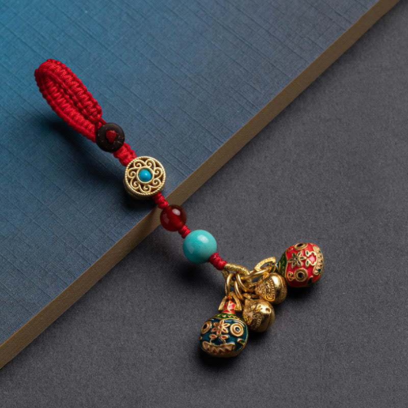 Buddha Stones, oro, bestia tragadora, familia, suerte, llavero de coche, decoración colgante para teléfono