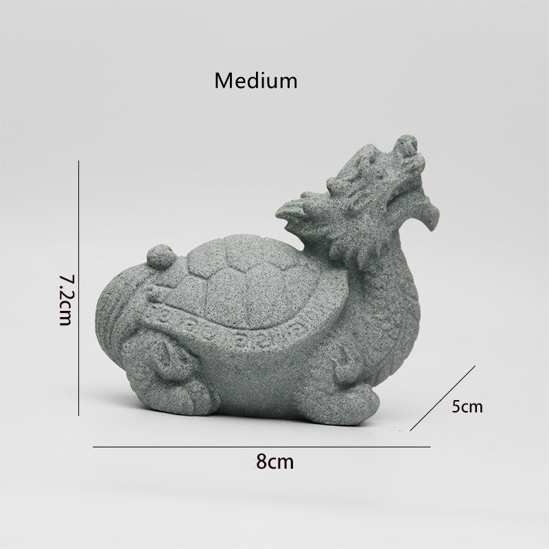 Buddha Stones León Fu Foo Perros Elefante Proteger del mal Bendición Decoración del hogar