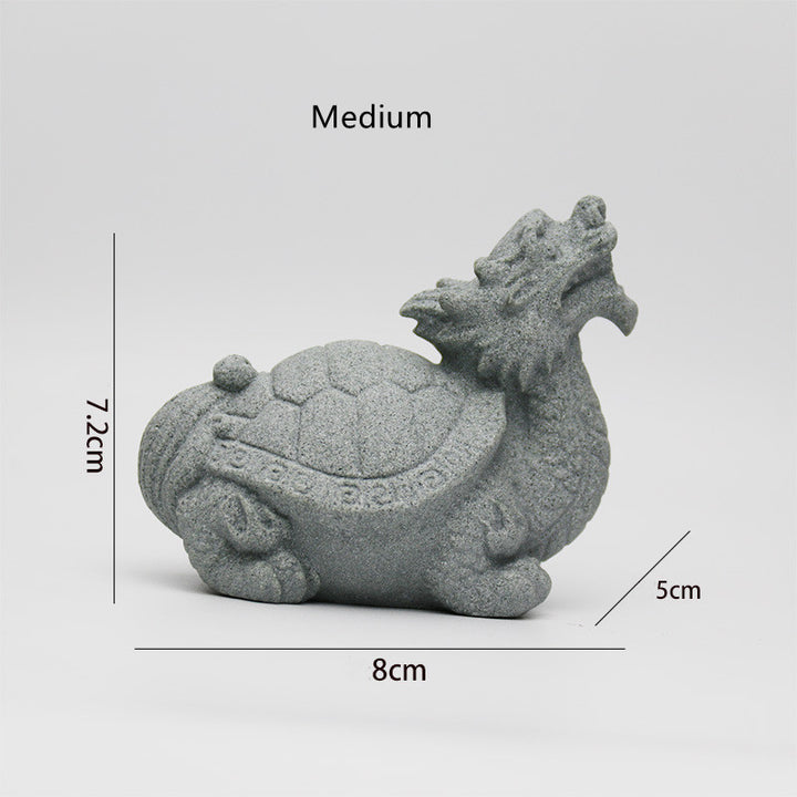 Buddha Stones León Fu Foo Perros Elefante Proteger del mal Bendición Decoración del hogar