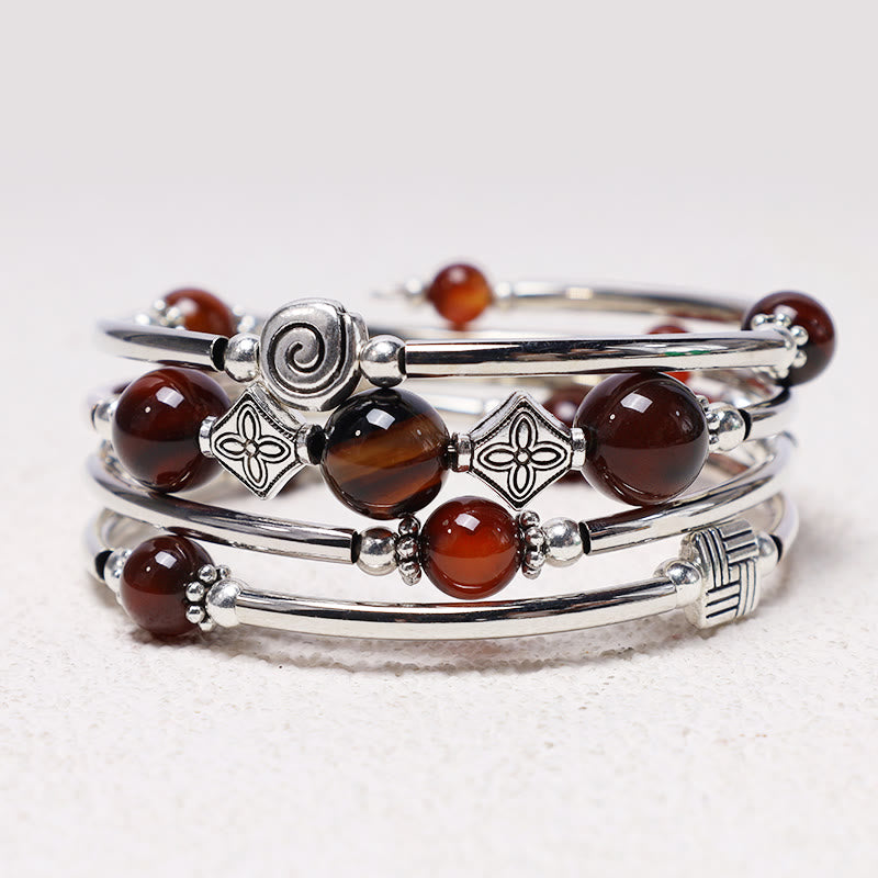 Pulsera de equilibrio de turquesa tibetana con Buddha Stones