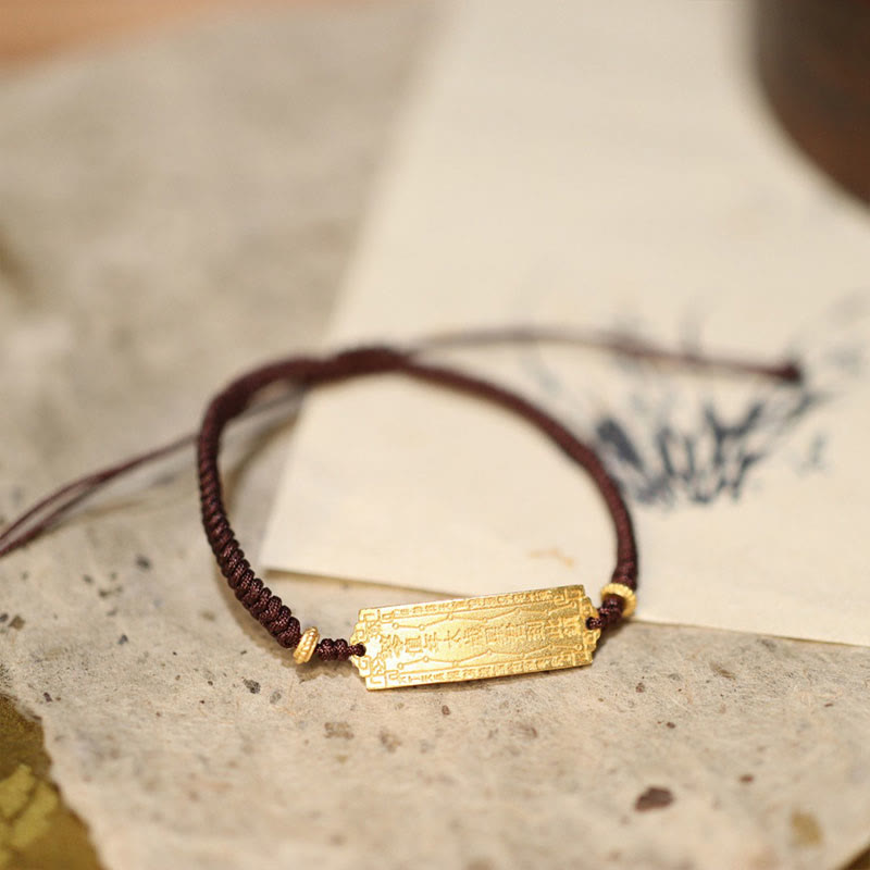 Pulsera trenzada con amuleto de la suerte, hecha a mano, en plata de ley 925 con Buddha Stones