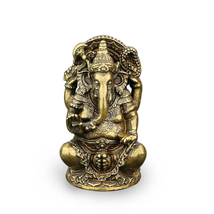 Estatua del elefante Ganesh Ganpati, decoración del hogar de la riqueza