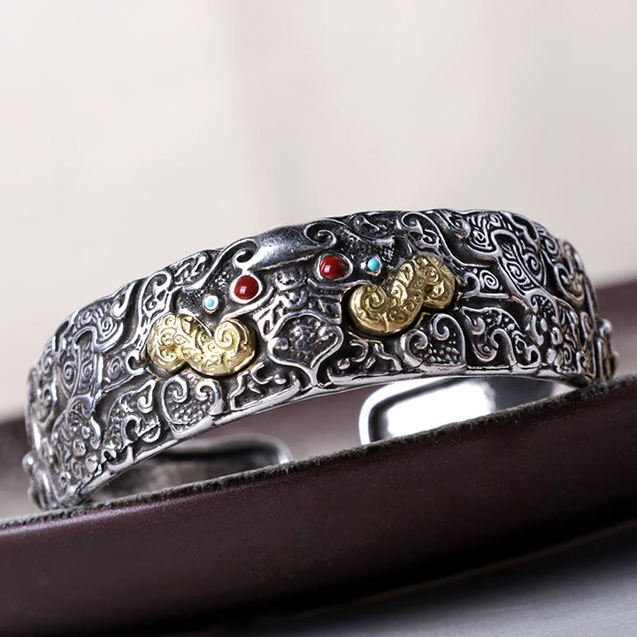 Pulsera de bendición PiXiu con grabado FengShui de Buddha Stones