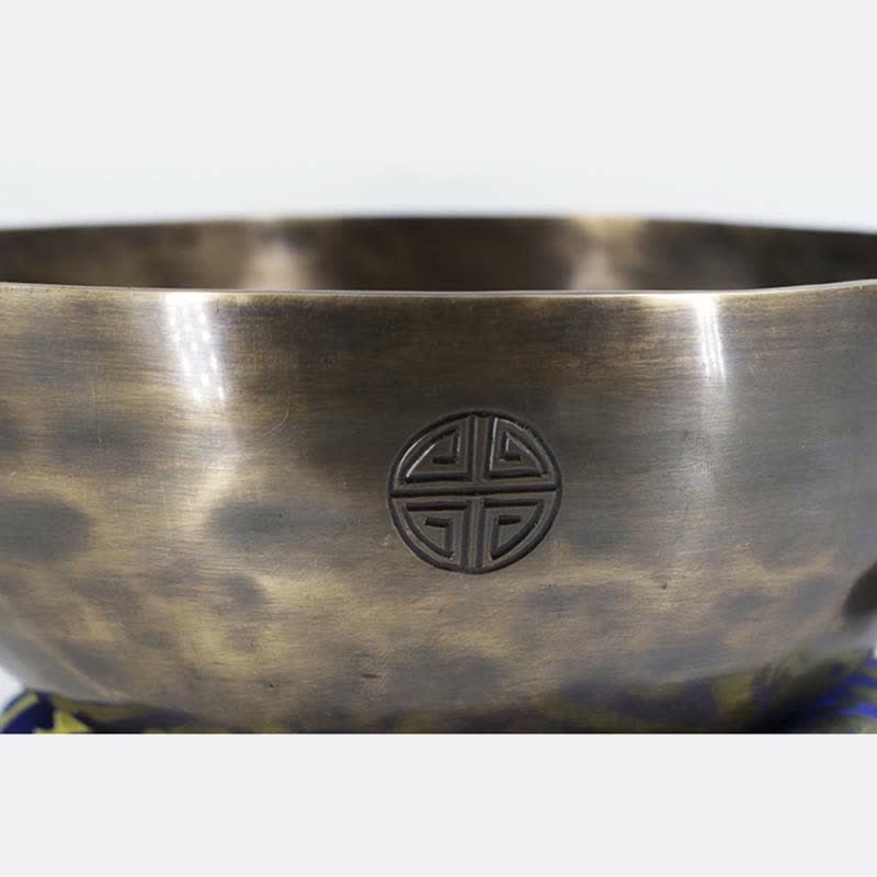 Cuenco tibetano Lunar Rainbow Full Moon hecho a mano para curación y meditación, juego de cuencos con sonido de energía positiva