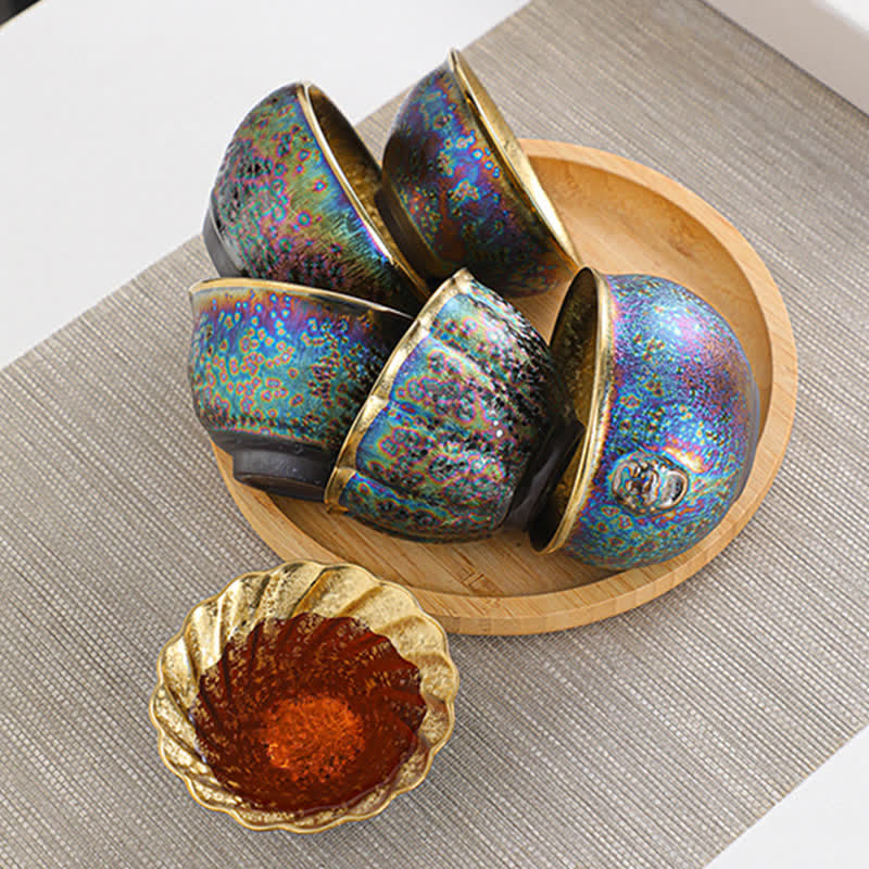 Tazas de té de cerámica coloridas de las Buddha Stones - image 21