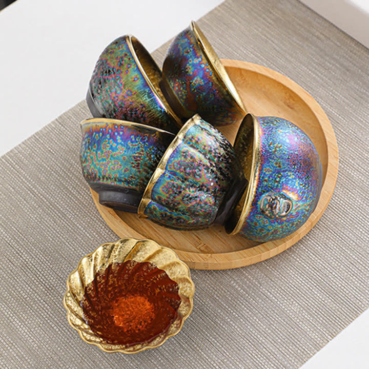 Tazas de té de cerámica coloridas de las Buddha Stones - image 21
