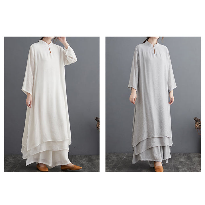 Conjunto de ropa para mujer con estampado sencillo de Buddha Stones para meditación, oración, práctica espiritual zen y yoga. - image 26