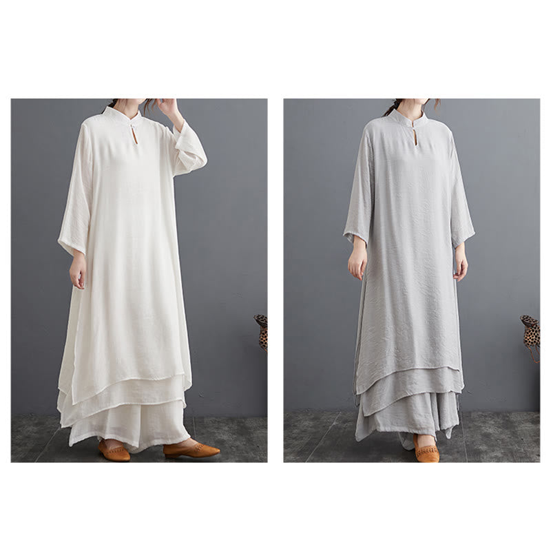 Conjunto de ropa para mujer con estampado sencillo de Buddha Stones para meditación, oración, práctica espiritual zen y yoga. - image 26