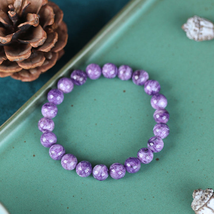 Pulsera de transformación positiva de cristal de amatista