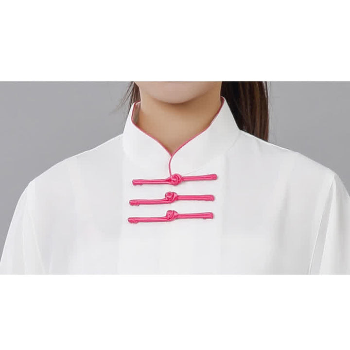 Conjunto de ropa para mujer con diseño de hojas y flores de loto y piedras de Buddha Stones para meditación, tai chi, oración y práctica espiritual zen - image 33