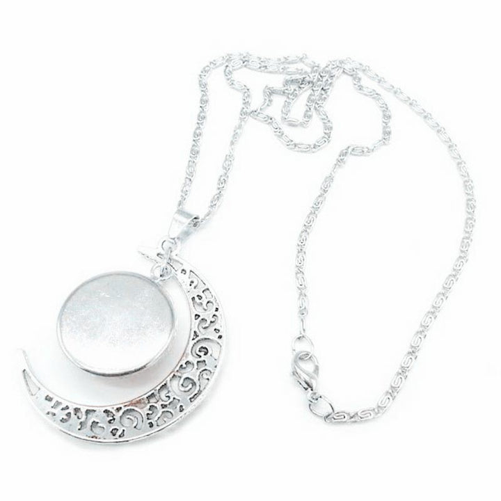 Colgante de cadena con collar de protección de la luna de las 12 constelaciones del zodíaco con Buddha Stones