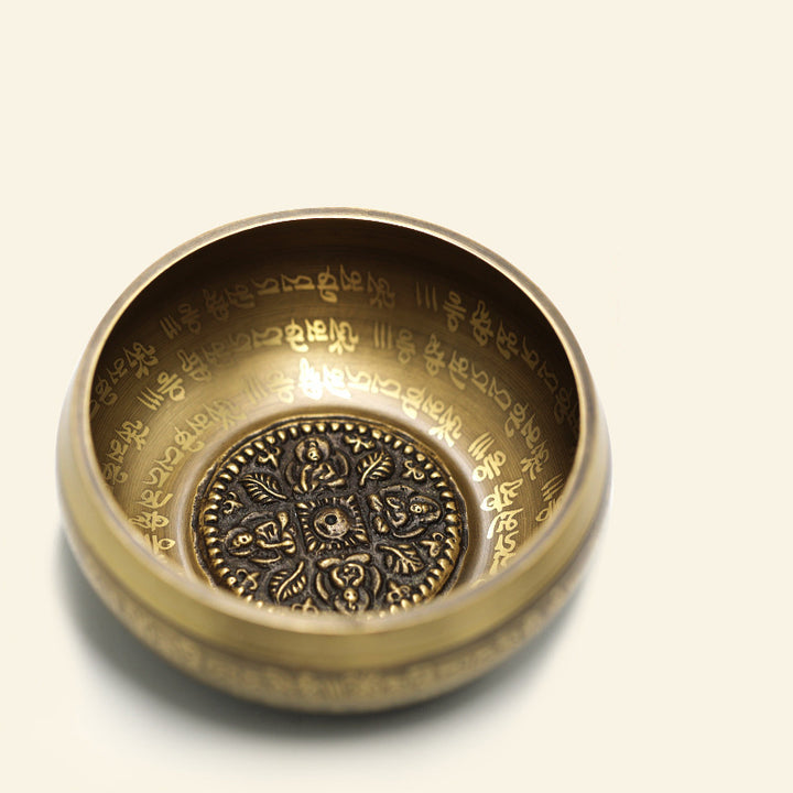 Cuenco con sonido tibetano de Buddha Stones hecho a mano para yoga, atención plena y meditación, juego de cuencos para cantar