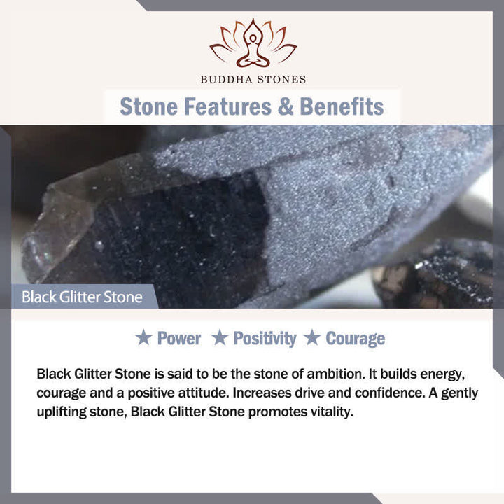 Pulsera de purificación de piedra con brillo negro de obsidiana negra