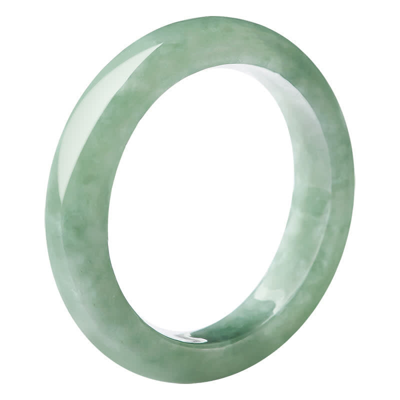 Anillo de abundancia de prosperidad de jade natural con Buddha Stones