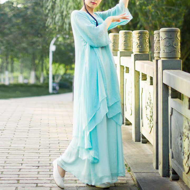 Juego de 3 piezas de ropa de gasa para yoga, Buddha Stones , uniforme, meditación, práctica Zen, para mujer - image 17