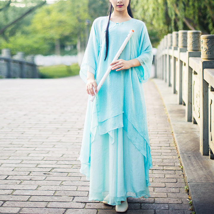 Juego de 3 piezas de ropa de gasa para yoga, Buddha Stones , uniforme, meditación, práctica Zen, para mujer - image 16