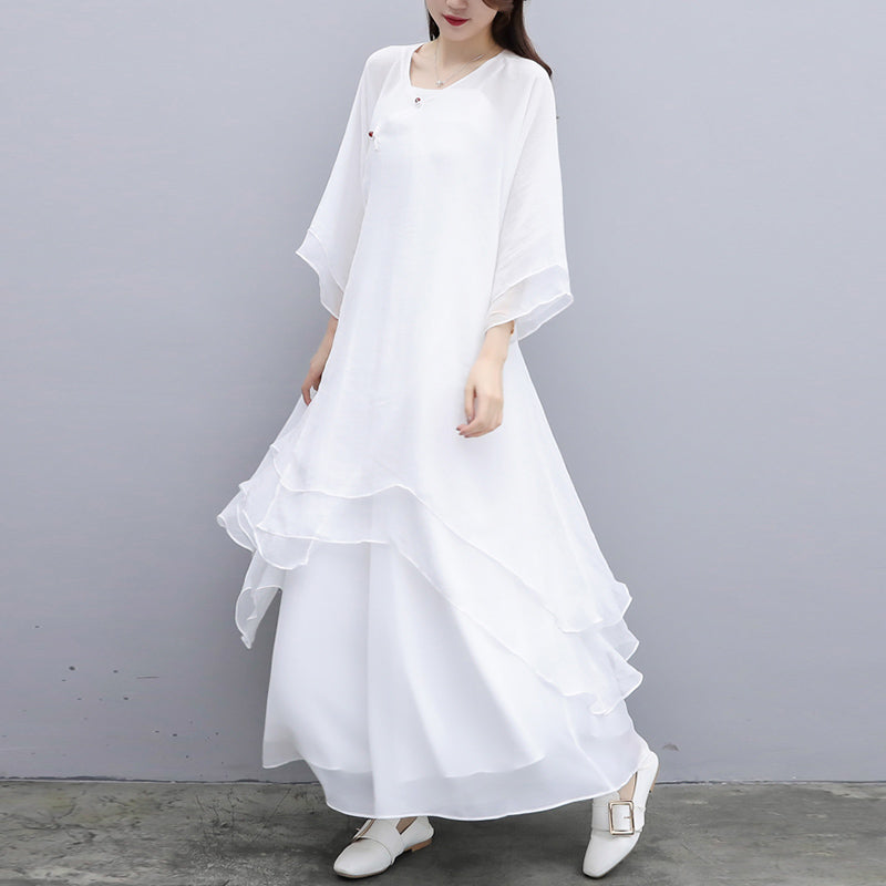 Juego de 3 piezas de ropa de gasa para yoga, Buddha Stones , uniforme, meditación, práctica Zen, para mujer - image 24