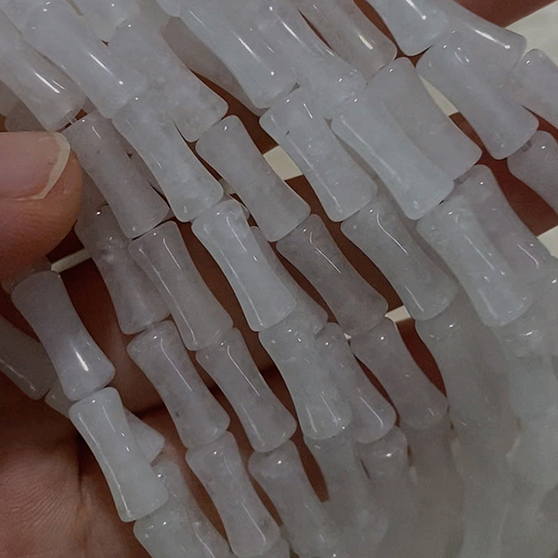 Pulsera de la suerte con patrón de bambú y peridoto de plata de ley 925 con Buddha Stones - image 7