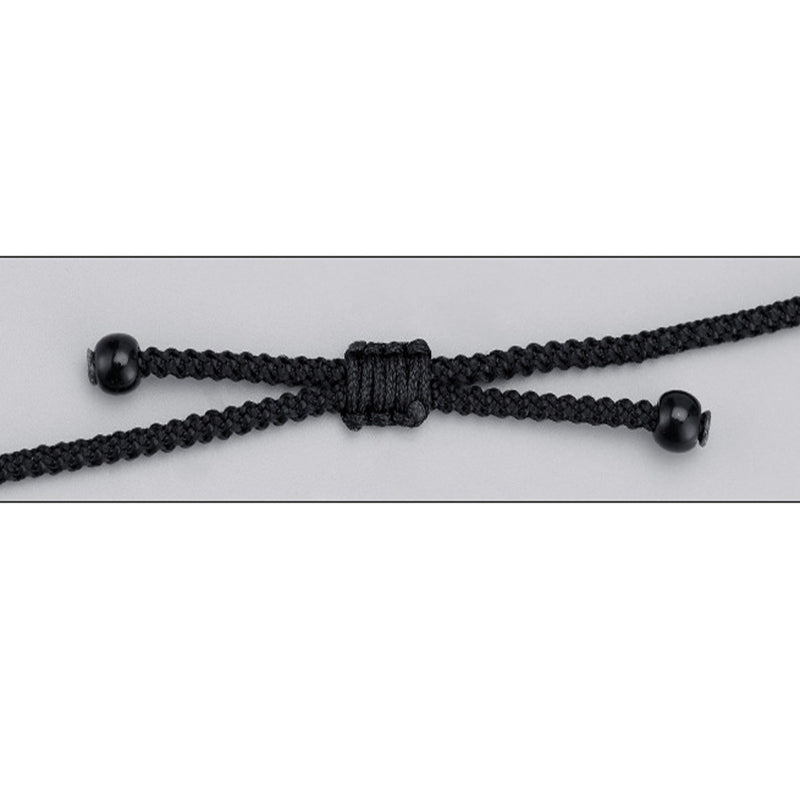 Collar con colgante de cuerda de protección con diseño de cuentas Dzi de nueve ojos de plata de ley 999 con Buddha Stones - image 18