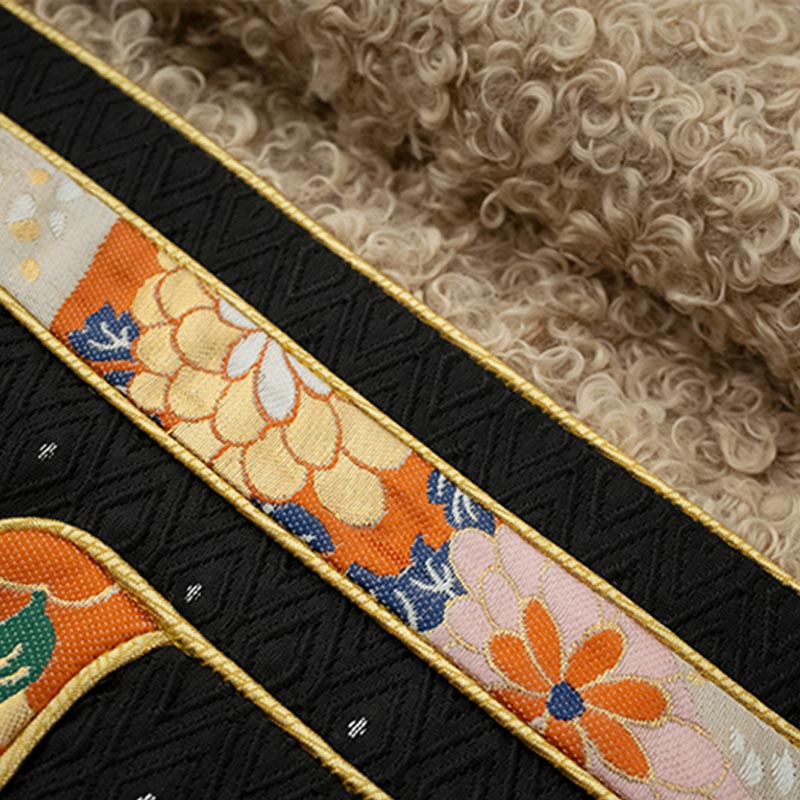 Ropa tibetana de Buddha Stones Lhasa, Top con forro polar, ropa de invierno para mujer