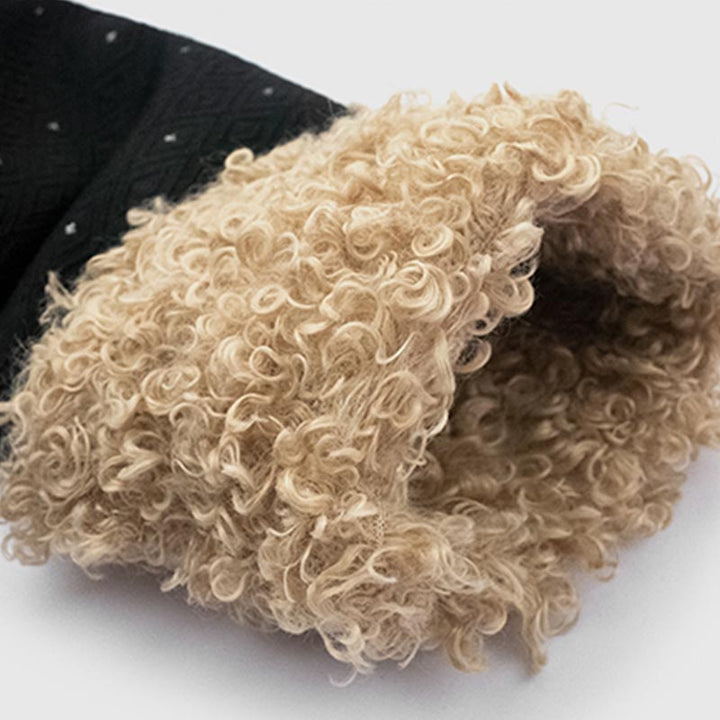 Ropa tibetana de Buddha Stones Lhasa, Top con forro polar, ropa de invierno para mujer