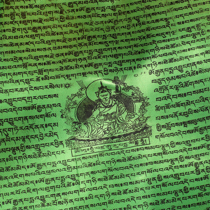 Bandera de oración de 20 piezas de caballo de viento duradero para exteriores con Buddha Stones - image 3