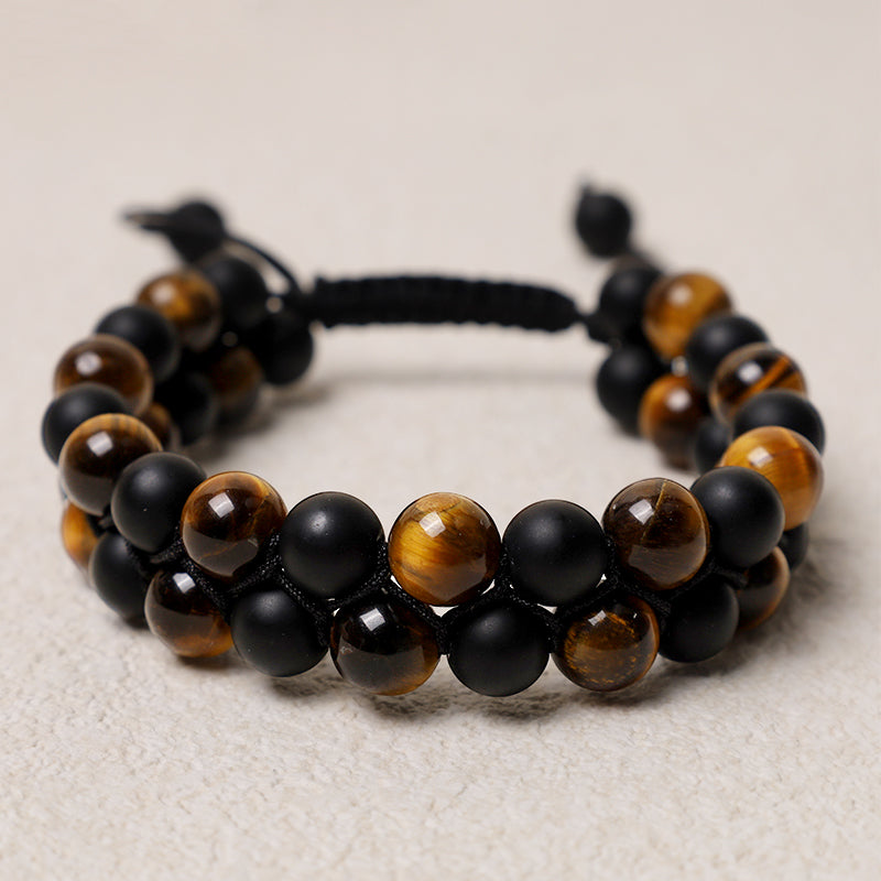Pulsera Protección Ojo de Tigre - Ojo de tigre (circunferencia de la muñeca 17-28 cm) - image 1